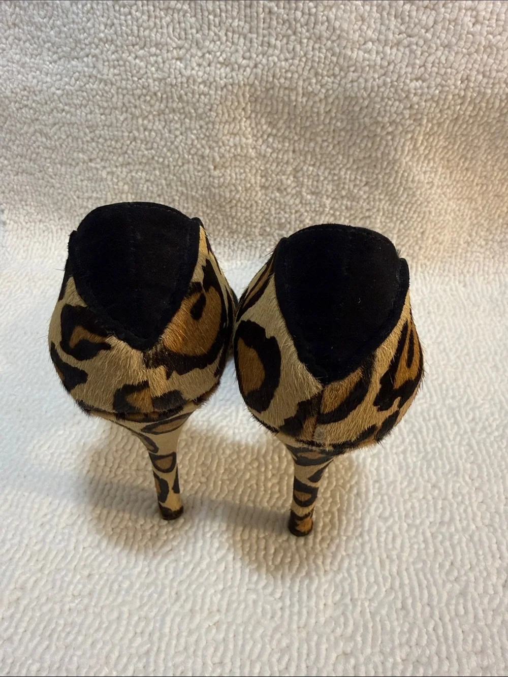 Sam Edelman Delilah Leopard Print D’Orsay Heels Pumps Size 7 M Leather
